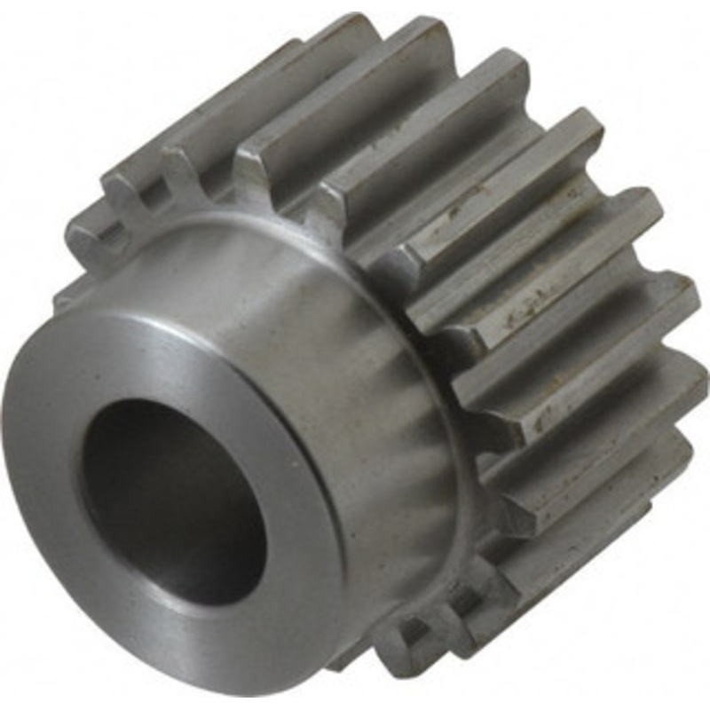 Boston Gear 10 Pitch, 1.8 Pitch Diam, 18 Tooth Spur Gear 1 Face Width, 3/4 Bore Diam, 1.42 Hub Diam, 14.5 Pressure Angle, Steel NF18B - 36682268