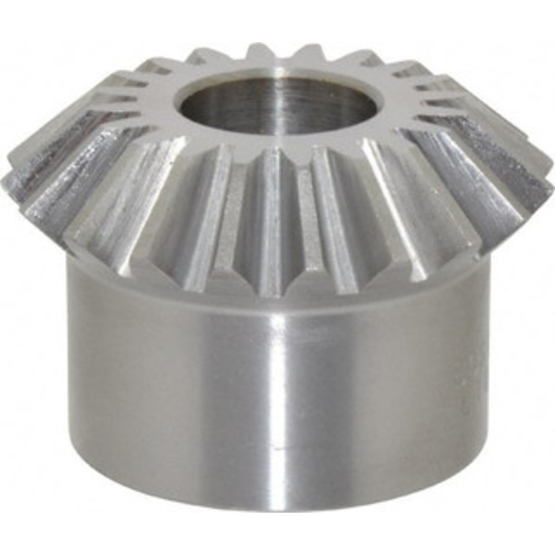 Boston Gear 10 Pitch, 2 Pitch Diam, 20 Tooth Miter Gear 0.45 Face Width, 3/4 Bore Diam, 1.62 Hub Diam, 20 Pressure Angle, Steel L103Y - 36682854