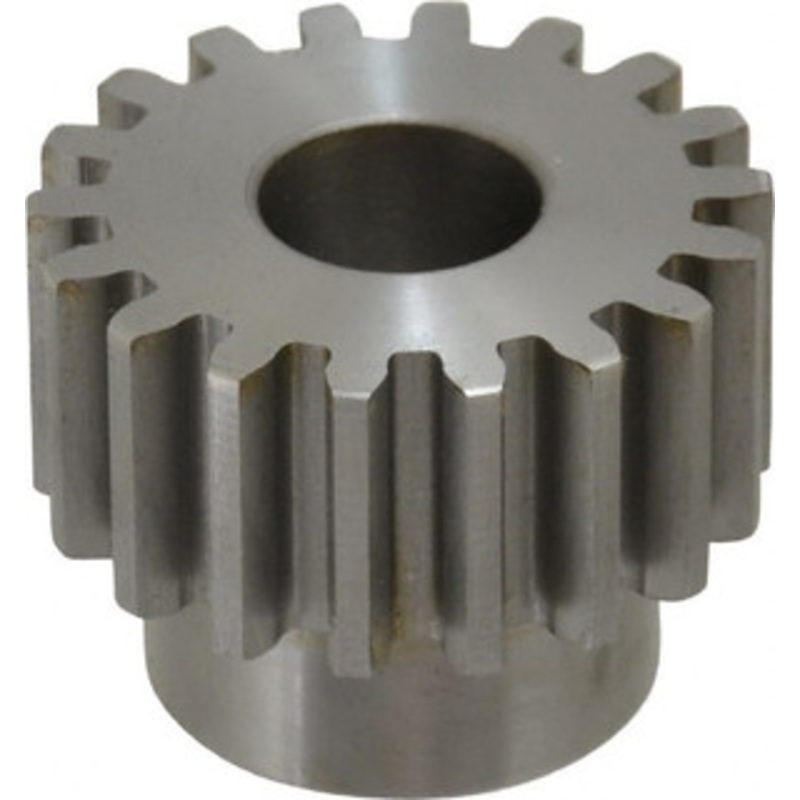 Boston Gear 12 Pitch, 1-1/2 Pitch Diam, 18 Tooth Spur Gear 3/4 Face Width, 5/8 Bore Diam, 1.15 Hub Diam, 14.5 Pressure Angle, Steel ND18B - 36682177