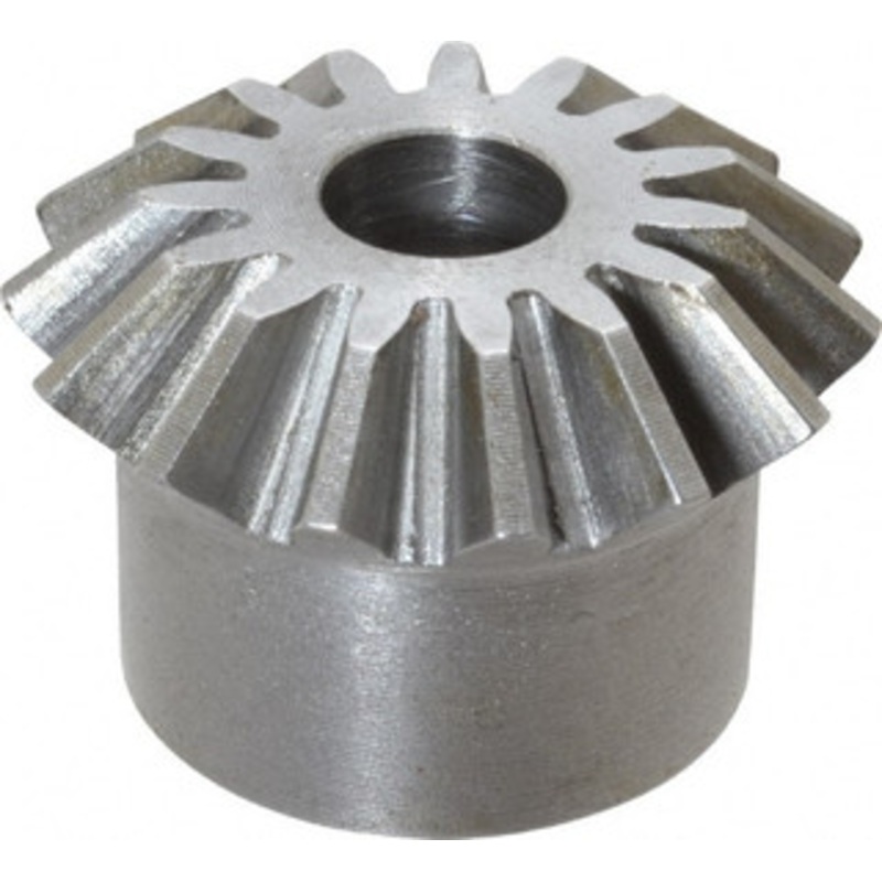 Boston Gear 12 Pitch, 1-1/4 Pitch Diam, 15 Tooth Miter Gear 0.29 Face Width, 3/8 Bore Diam, 1 Hub Diam, 20 Pressure Angle, Steel L125Y - 36682755