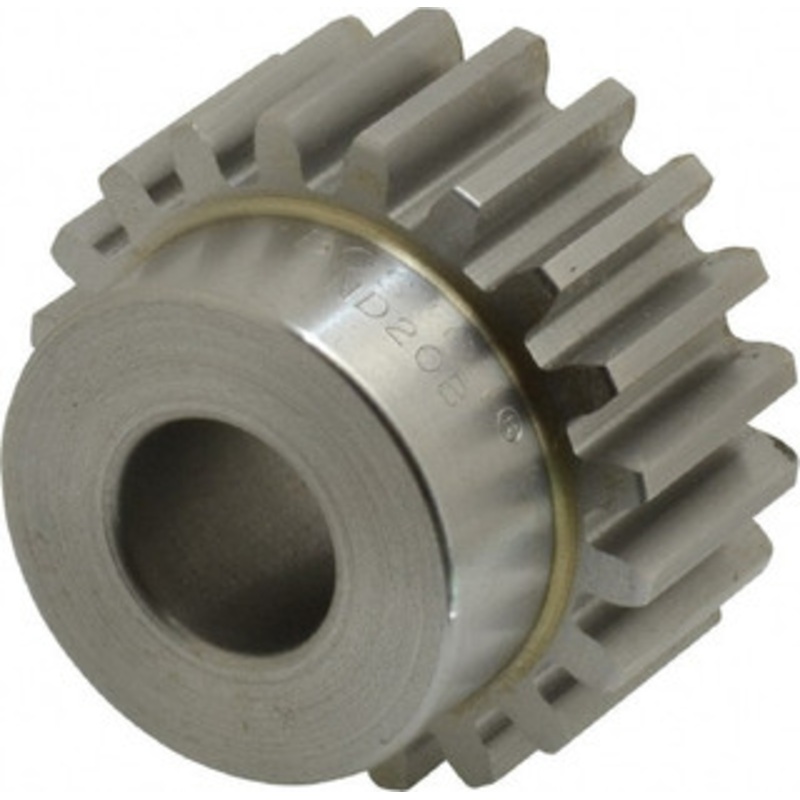 Boston Gear 12 Pitch, 1.667 Pitch Diam, 20 Tooth Spur Gear 3/4 Face Width, 5/8 Bore Diam, 1.32 Hub Diam, 14.5 Pressure Angle, Steel ND20B - 36682185