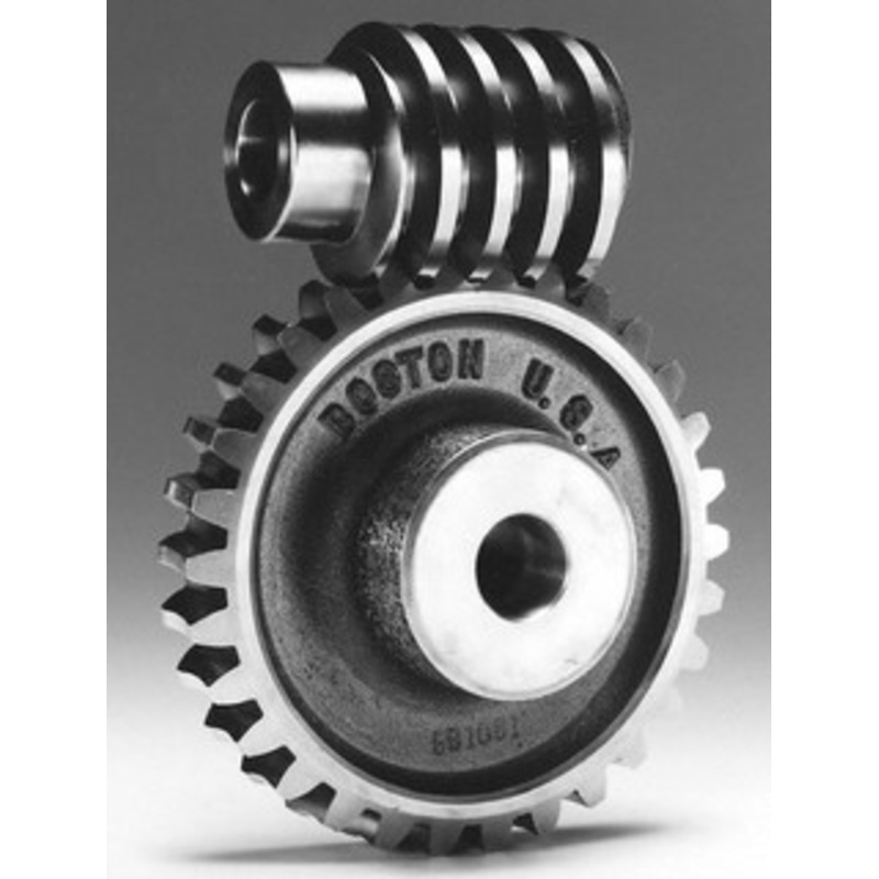 Boston Gear 12 Pitch, 1 Pitch Diam, Worm Gear 1/2 Bore Diam, 14.5 Pressure Angle, Steel GH1056RH - 36683548