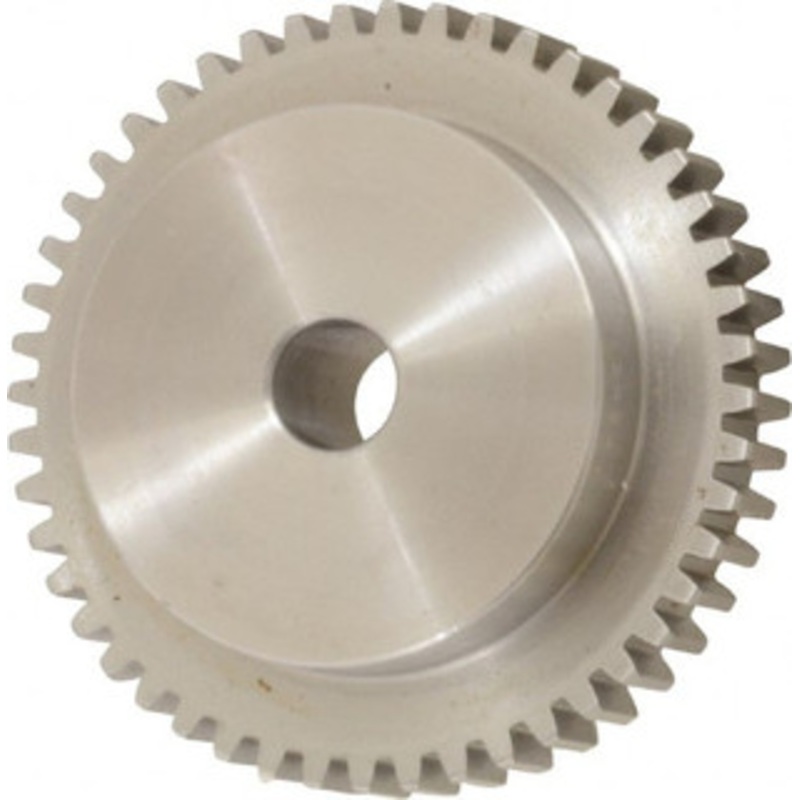 Boston Gear 16 Pitch, 3 Pitch Diam, 48 Tooth Spur Gear 1/2 Face Width, 1/2 Bore Diam, 2.19 Hub Diam, 14.5 Pressure Angle, Steel NB48A - 36682136