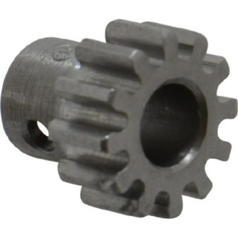 Boston Gear 24 Pitch, 1/2 Pitch Diam, 12 Tooth Spur Gear 1/4 Face Width, 1/4 Bore Diam, 0.36 Hub Diam, 14.5 Pressure Angle, Steel H2412 - 36681955