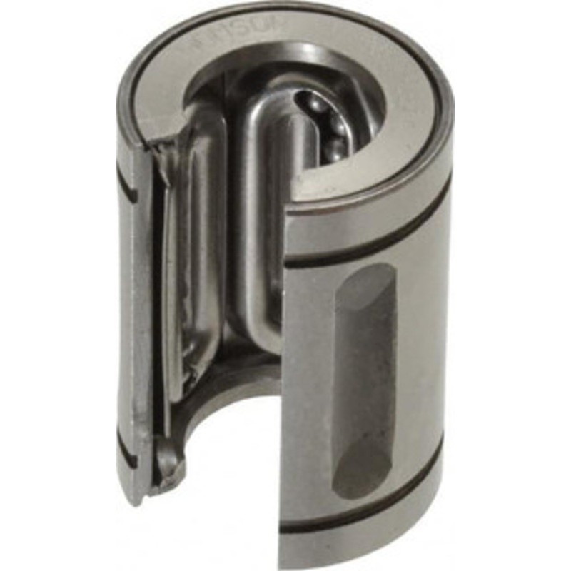Thomson Industries 1/2 Inside Diam, 85 Lbs. Dynamic Capacity, Open Linear Bearing OPN81420 - 35528397