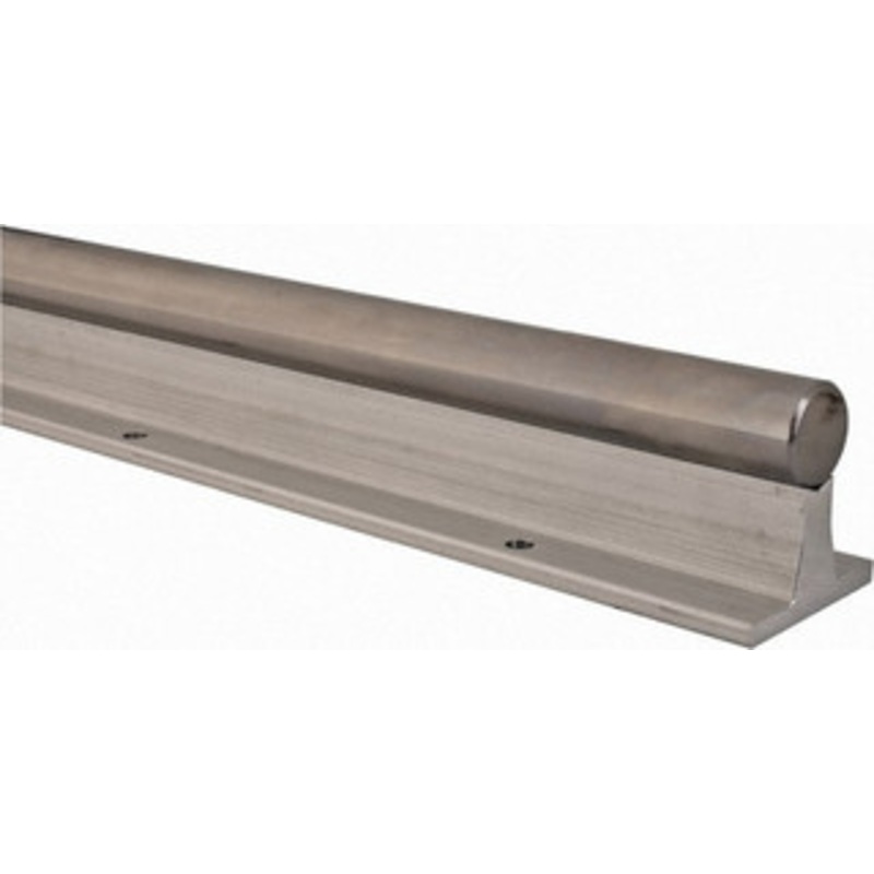Thomson Industries 1 Shaft Diam, 2.13 Base Width, Steel Shaft, Aluminum Rail, Round Shaft Assemblies 24 Long, 1/2 Neck Width SRA16L24 - 35523265