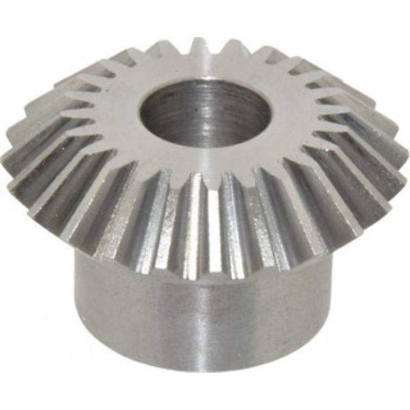 Boston Gear 16 Pitch, 1-1/2 Pitch Diam, 24 Tooth Miter Gear 0.32 Face Width, 1/2 Bore Diam, 1 Hub Diam, 20 Pressure Angle, Steel L112Y - 36682730