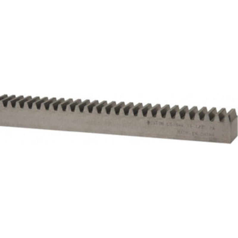 Boston Gear 3/4 Face Width, 4 Feet Long, 3/4 Thick Steel Gear Rack 12 Pitch L515-4 - 36682524