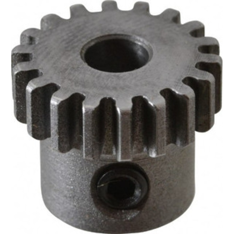 Boston Gear 32 Pitch, 9/16 Pitch Diam, 18 Tooth Spur Gear 0.188 Face Width, 3/16 Bore Diam, 0.45 Hub Diam, 14.5 Pressure Angle, Steel H3218 - 36681914