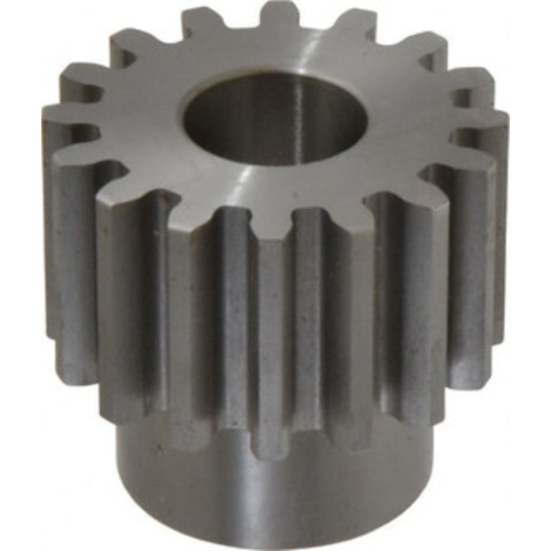 Boston Gear 8 Pitch, 2 Pitch Diam, 16 Tooth Spur Gear 1-1/4 Face Width, 7/8 Bore Diam, 1.56 Hub Diam, 14.5 Pressure Angle, Steel NH16B - 36682342