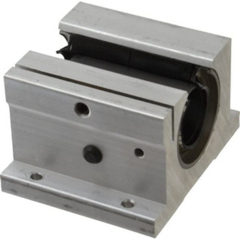 Thomson Industries 1-1/4 Inside Diam, 2350/4700 Lbs. Dynamic Capacity, Open Single Pillow Block Linear Bearing 2.56 Overall Height x 4 Overall Width SSUPBO20 - 35529031