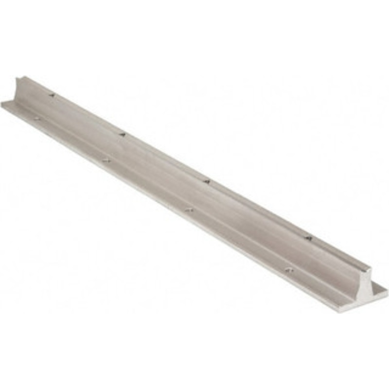 Thomson Industries 1/4 Bolt, For 1 Diam Shaft, 24 Long, Aluminum Round Drilled Shaft Support Rail 2-1/8 Base Width, 1/4 Base Thickness, 0.281 Mounting Hole Diam, 1-1/2 Btw Mount Hole Centers SR16-PD - 62301718