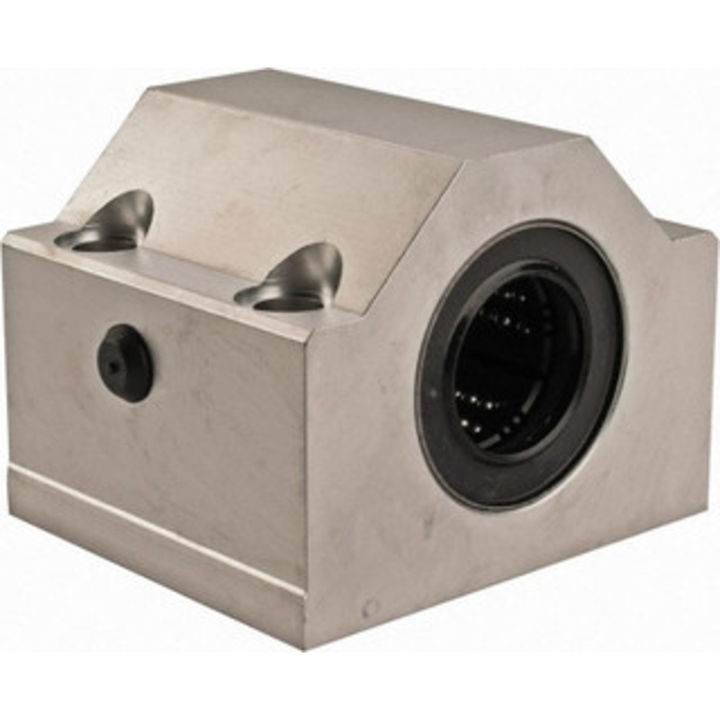 Thomson Industries 25mm Inside Diam, 6,700 Lbs. Dynamic Capacity, Closed Single Pillow Block Linear Bearing 60mm Overall Height x 78mm Overall Width, 40mm Btw Mount Hole Centers SSEPBM25DD - 36691624