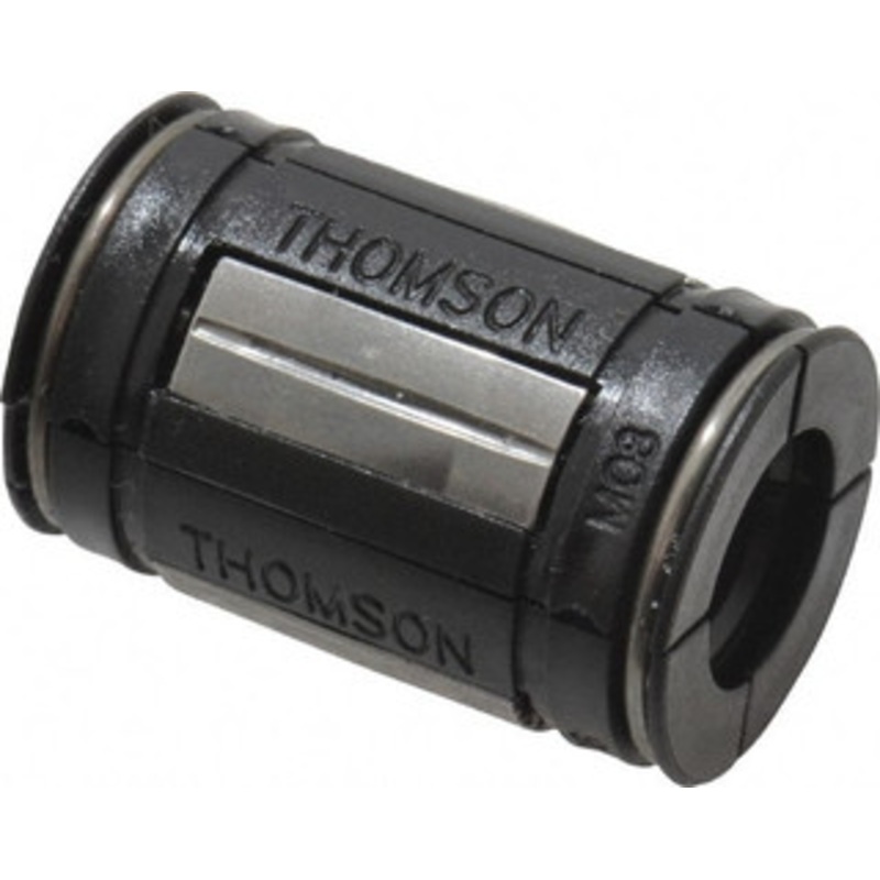 Thomson Industries 8mm ID, 310 Lb Dynamic Load Capacity, Closed Linear Bearing 16mm OD SPM08 - 36691459