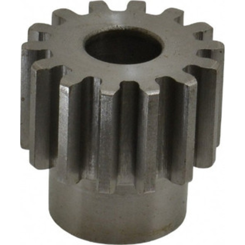 Boston Gear 12 Pitch, 1.167 Pitch Diam, 14 Tooth Spur Gear 3/4 Face Width, 1/2 Bore Diam, 0.92 Hub Diam, 14.5 Pressure Angle, Steel ND14B - 36682151