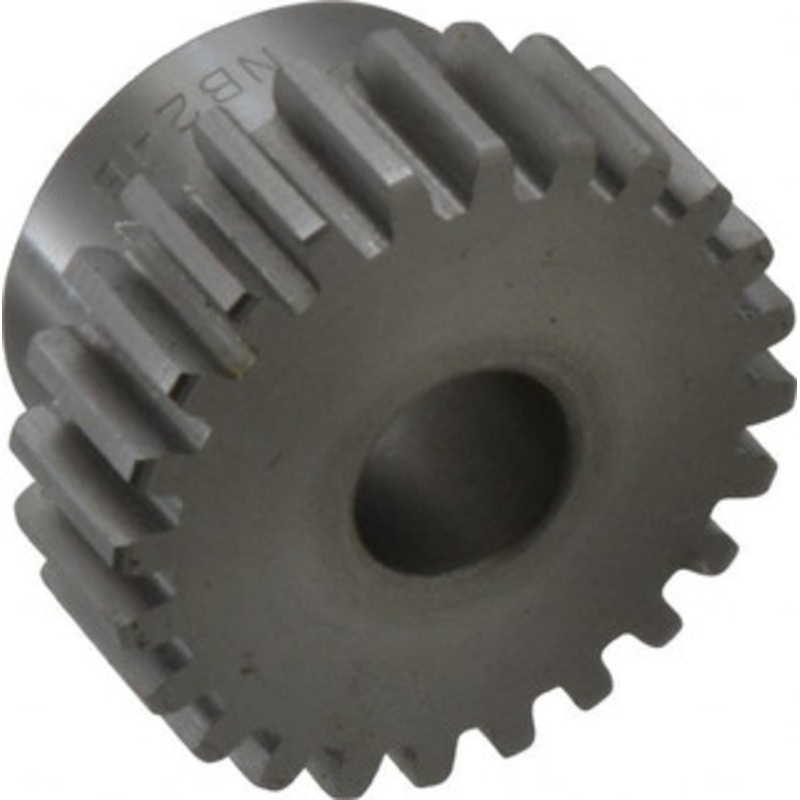 Boston Gear 16 Pitch, 1-1/2 Pitch Diam, 24 Tooth Spur Gear 1/2 Face Width, 1/2 Bore Diam, 1.2 Hub Diam, 14.5 Pressure Angle, Steel NB24B - 36682102
