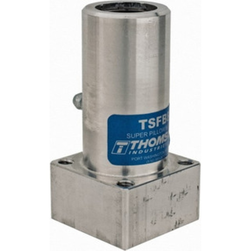 Thomson Industries 1-3/4 Inside Diam, 1130/2260 Lbs. Dynamic Capacity, Twin Flanged Pillow Block Linear Bearing 2.38 Overall Width TSFB8 - 35528926