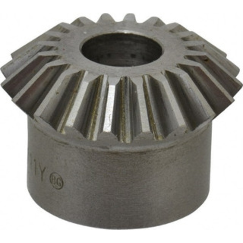 Boston Gear 16 Pitch, 1-1/4 Pitch Diam, 20 Tooth Miter Gear 0.28 Face Width, 7/16 Bore Diam, 1 Hub Diam, 20 Pressure Angle, Steel L111Y - 36682722
