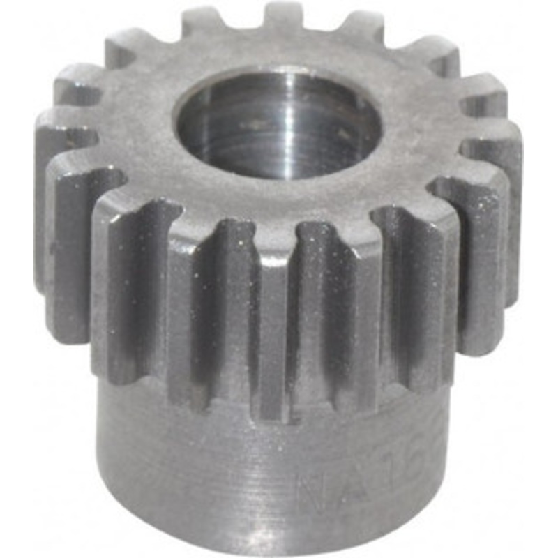 Boston Gear 20 Pitch, 0.8 Pitch Diam, 16 Tooth Spur Gear 3/8 Face Width, 3/8 Bore Diam, 0.66 Hub Diam, 14.5 Pressure Angle, Steel NA16B - 36682003