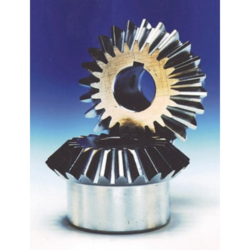 Boston Gear 8 Pitch, 4 Pitch Diam, 32 Tooth Miter Gear 0.85 Face Width, 7/8 Bore Diam, 2-1/4 Hub Diam, 20 Pressure Angle, Steel OA832Y-1 - 36682904