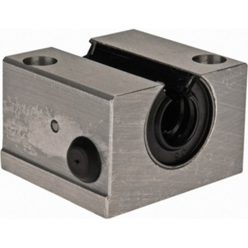 Thomson Industries 12mm Inside Diam, 750 Lbs. Dynamic Capacity, Open Single Pillow Block Linear Bearing 28mm Overall Height x 43 Overall Width, 23mm Btw Mount Hole Centers SPPBOM12 - 36691657