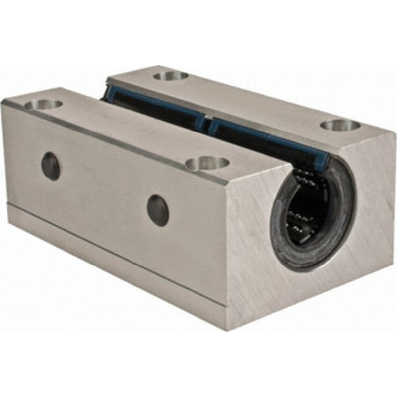 Thomson Industries 25mm Inside Diam, 13,400 Lbs. Dynamic Capacity, Open Twin Pillow Block Linear Bearing 51mm Overall Height x 78 Overall Width, 94mm Btw Mount Hole Centers SSETWNOM25DD - 36691814