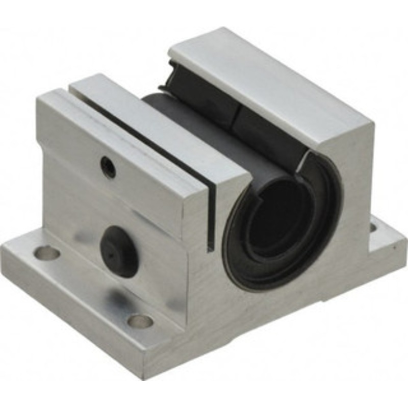 Thomson Industries 5/8 Inside Diam, 620/1240 Lbs. Dynamic Capacity, Open Single Pillow Block Linear Bearing 1.44 Overall Height x 2-1/2 Overall Width SSUPBO10 - 35529007