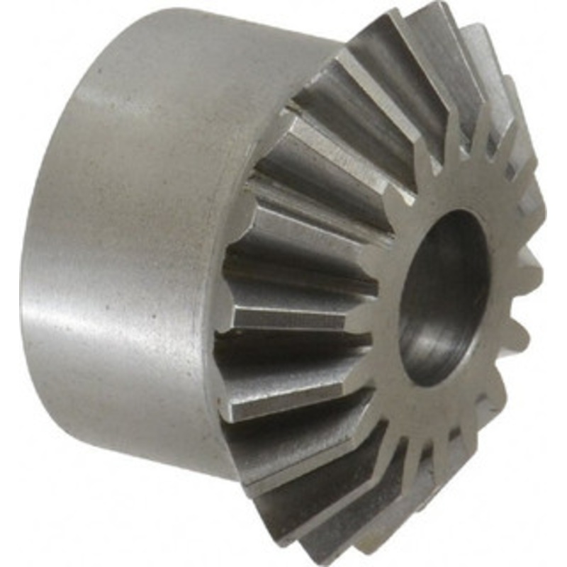 Boston Gear 12 Pitch, 1-1/2 Pitch Diam, 18 Tooth Miter Gear 0.33 Face Width, 1/2 Bore Diam, 1-1/4 Hub Diam, 20 Pressure Angle, Steel L127Y - 36682771