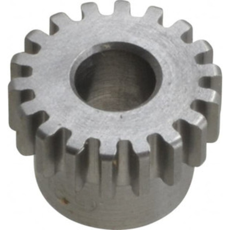 Boston Gear 24 Pitch, 0.833 Pitch Diam, 18 Tooth Spur Gear 1/4 Face Width, 5/16 Bore Diam, 0.7 Hub Diam, 14.5 Pressure Angle, Steel H2418 - 36681971