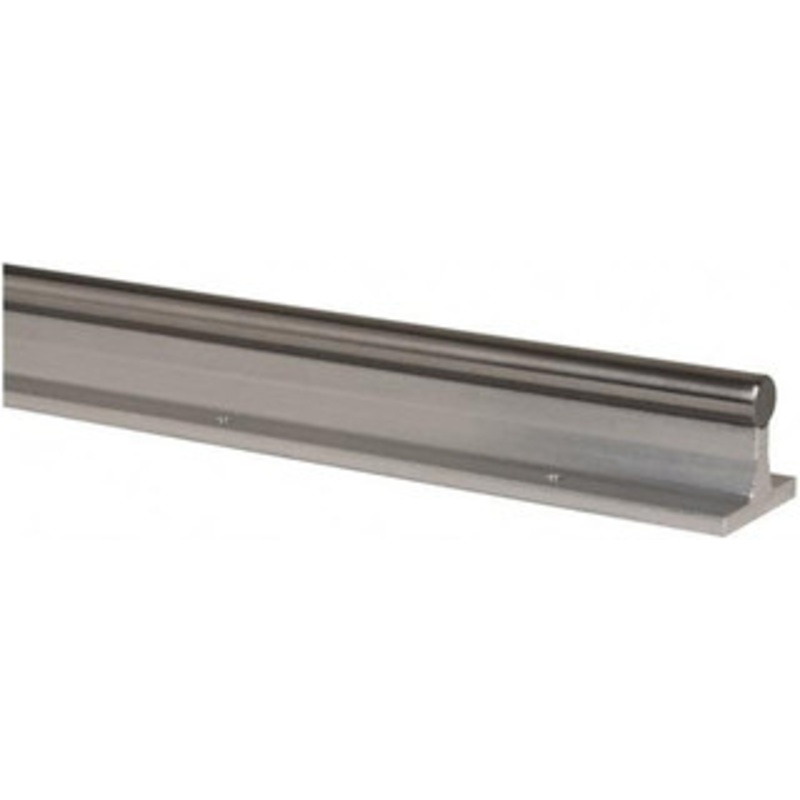 Thomson Industries 1/2 Shaft Diam, 1-1/2 Base Width, Steel Shaft, Aluminum Rail, Round Shaft Assemblies 24 Long, 1/4 Neck Width SRA8L24 - 35523208