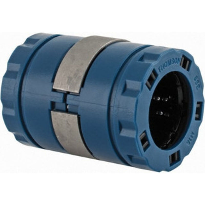 Thomson Industries 16mm ID, 2,200 Lb Dynamic Load Capacity, Closed Linear Bearing 26mm OD SSEM16 - 36691475