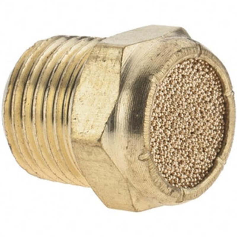 ARO Fluid Management 1/8 Male NPT, 7/16 Hex, 7/16 OAL, Breather Vent 250 Max psi 20311-1 - 03135555