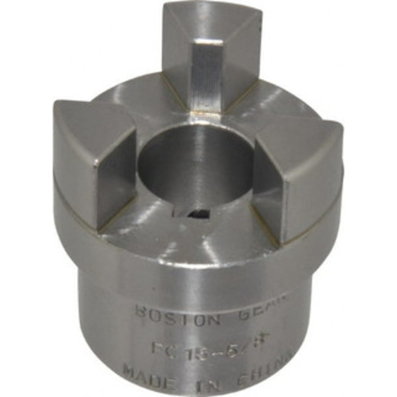 Boston Gear 5/8 Max Bore Diam, FC15 Coupling Size, Flexible Half Coupling 1-1/2 OD, 2.76 OAL, Steel 08254 - 04265575