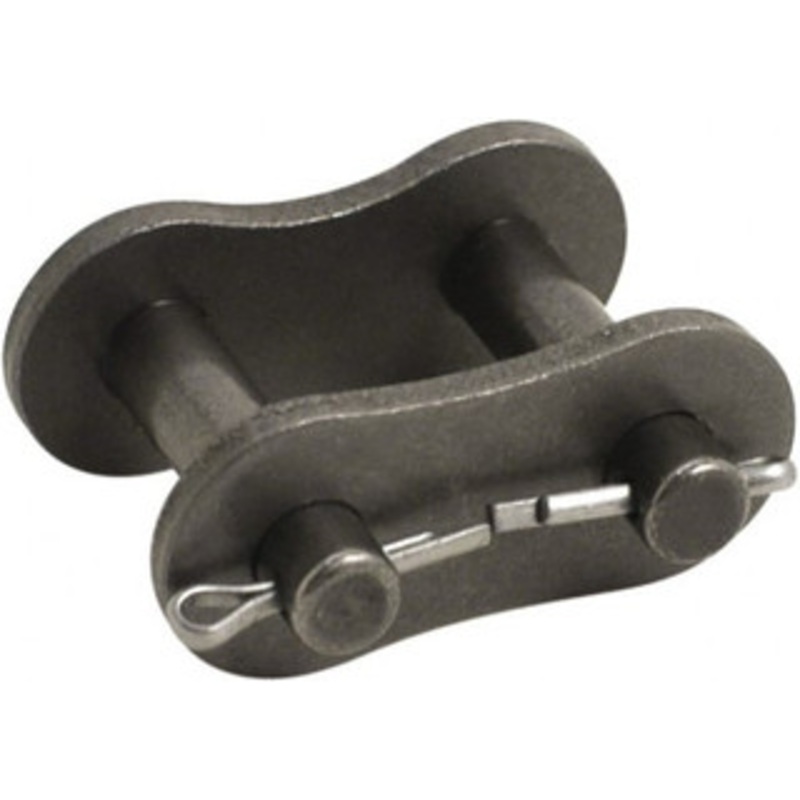 TRITAN 1 Pitch, ANSI 80, Cottered Roller Chain Connecting Link Carbon Steel, For Use with Single Strand Chain 80-1C CL - 35318898