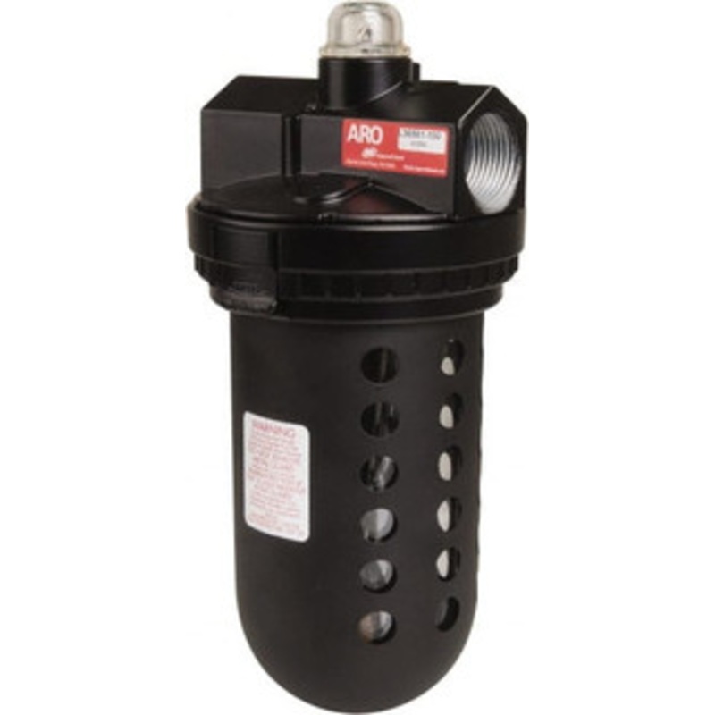 ARO Fluid Management 1 1/2 NPT, 150 Max psi Super Duty Modular Lubricator Polycarbonate Bowl, Zinc Body, 927 CFM, 125F Max Temp, 5-1/2 Long x 5 Wide x 11.60 High L36581-100 - 61690012