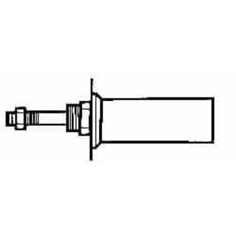 ARO Fluid Management Air Cylinder Flange For 2-1/2 Air Cylinders, Use with ARO Economair Cylinders 20539 - 35447572