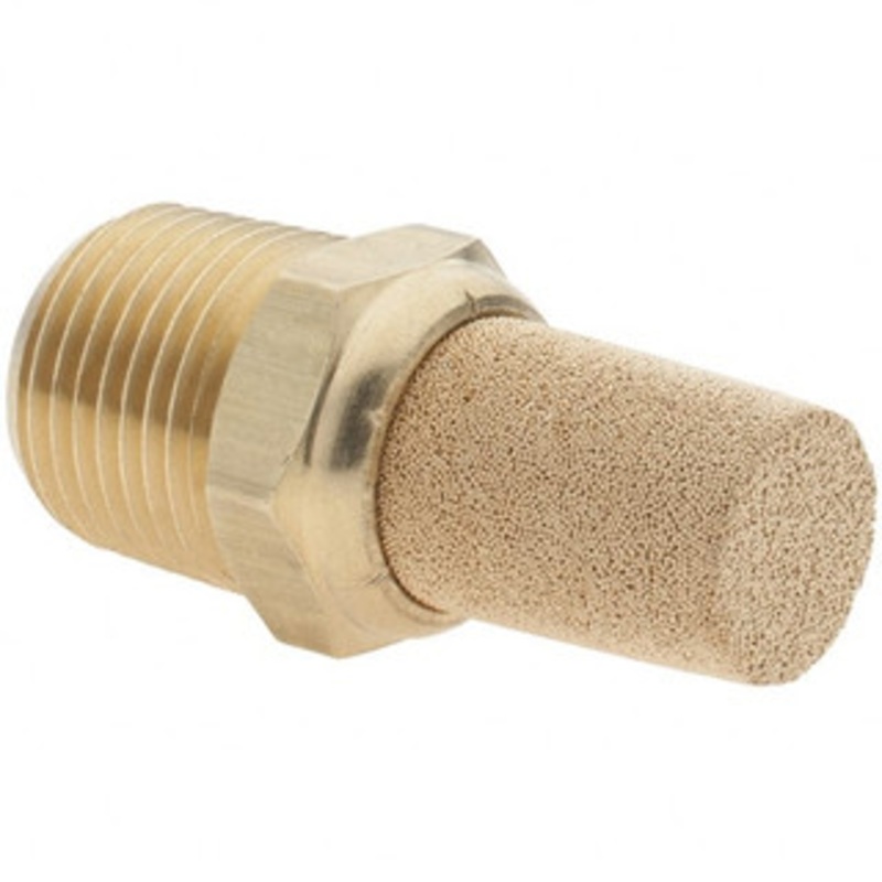 ARO Fluid Management 3/8 Male NPT, 11/16 Hex, 1-1/2 OAL, Muffler 250 Max psi 20312-3 - 03135514