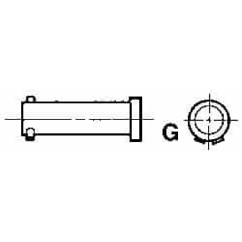 ARO Fluid Management Air Cylinder Pivot Pin For 3-1/4 & 4 Air Cylinders, Use with Provenair Series 115300 - 35448950