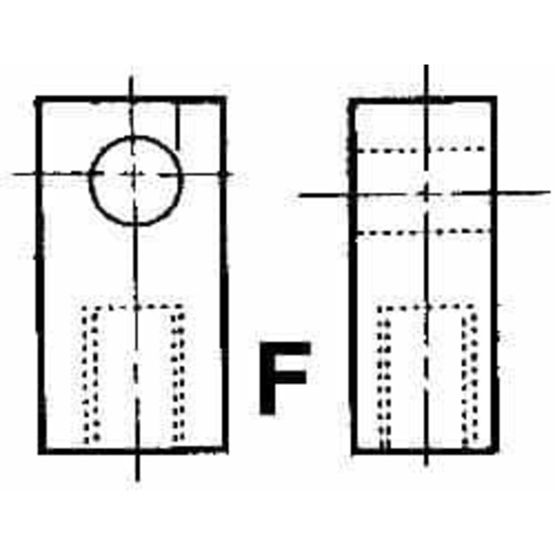ARO Fluid Management Air Cylinder Rod Eye For 1-1/2, 2 & 2-1/2 Air Cylinders, Use with Provenair Series 116184 - 35448877