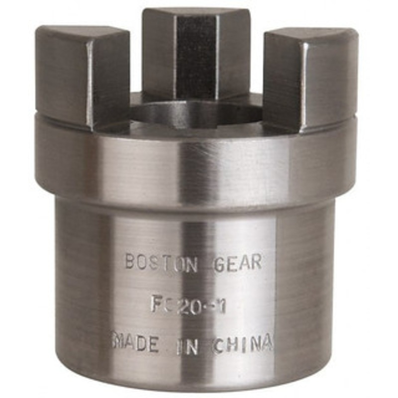 Boston Gear 1 Max Bore Diam, FC20 Coupling Size, Flexible Half Coupling 2 OD, 3.69 OAL, Steel 08268 - 40207771