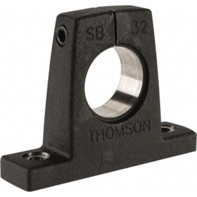 Thomson Industries 2 Diam, Malleable Iron Alloy Shaft Support Plain Shafting SB32 - 35523083