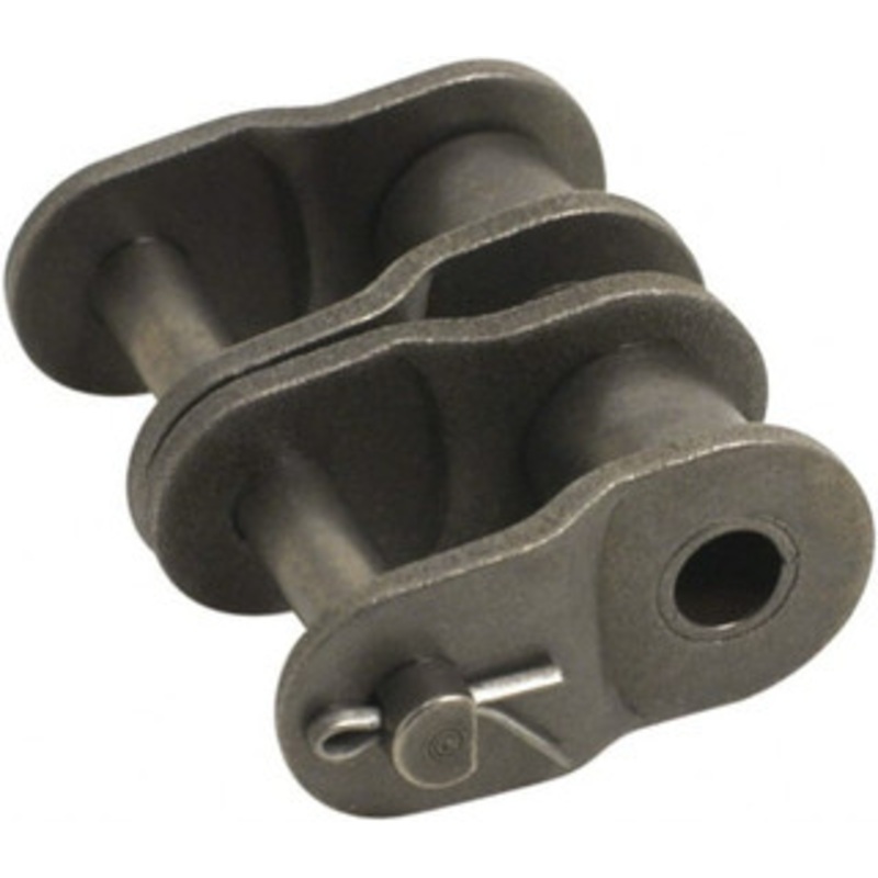 TRITAN 1/2 Pitch, ANSI 40-2, Double Strand Roller Chain Offset Link Carbon Steel, For Use with Double Strand Chain 40-2R OSL - 35319086