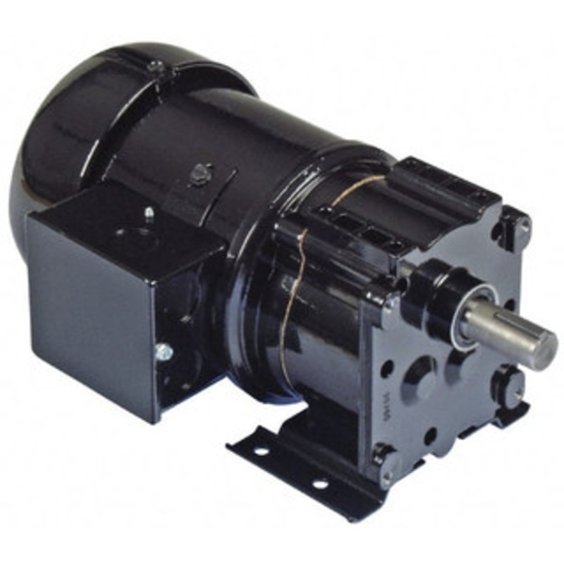 Bison Gear 230 Volt, 30 RPM, 58.3:1 Gear Ratio, Parallel Gearmotor 300 Torque, 1/4 hp, TENV Enclosure 017-247-0058 - 93806206