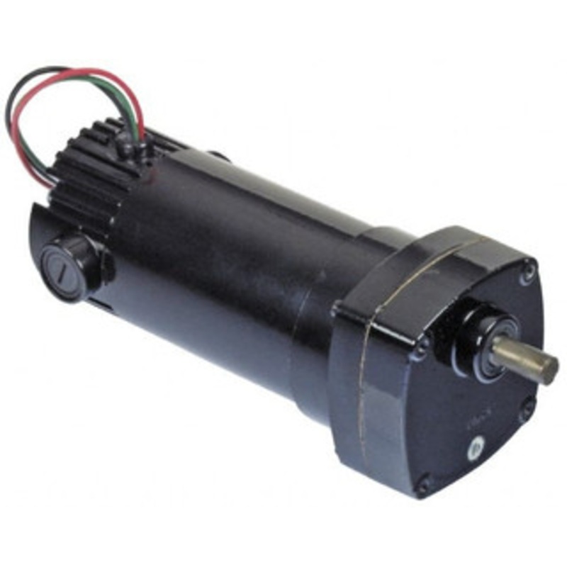 Bison Gear 90 VDC, 37 RPM, 49:1 Gear Ratio, Parallel Gearmotor 150 Torque, 1/10 hp, TENV Enclosure 011-175-0049 - 93804359