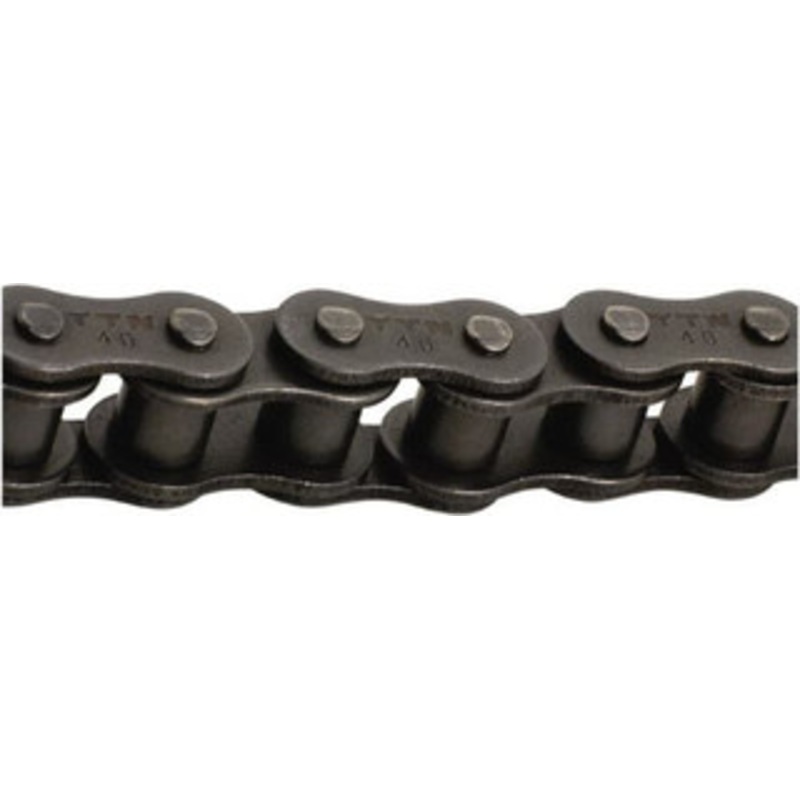 TRITAN 8mm Pitch, ISO 05B, Single Strand Roller Chain Chain No. 05B, 1,136 Lb. Capacity, 10 Ft. Long, 5mm Roller Diam, 0.118 Roller Width 05B-1 10FT - 35309160