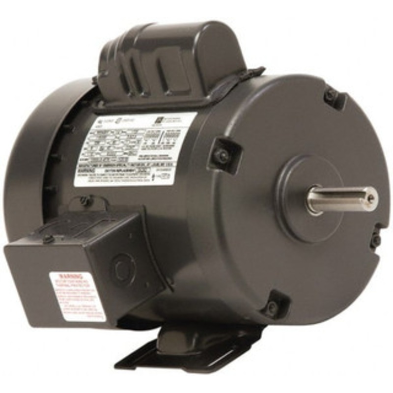 U.S. Motors 1-1/2 Max hp, 1,725 Max RPM, Single Cap Start-Cap Run Electric AC DC Motor 115/208-230 V Input, Single Phase, 56H Frame, 5/8 Shaft Diam, Rigid Base Mount, TEFC Enclosure T32CM2JH - 40697781