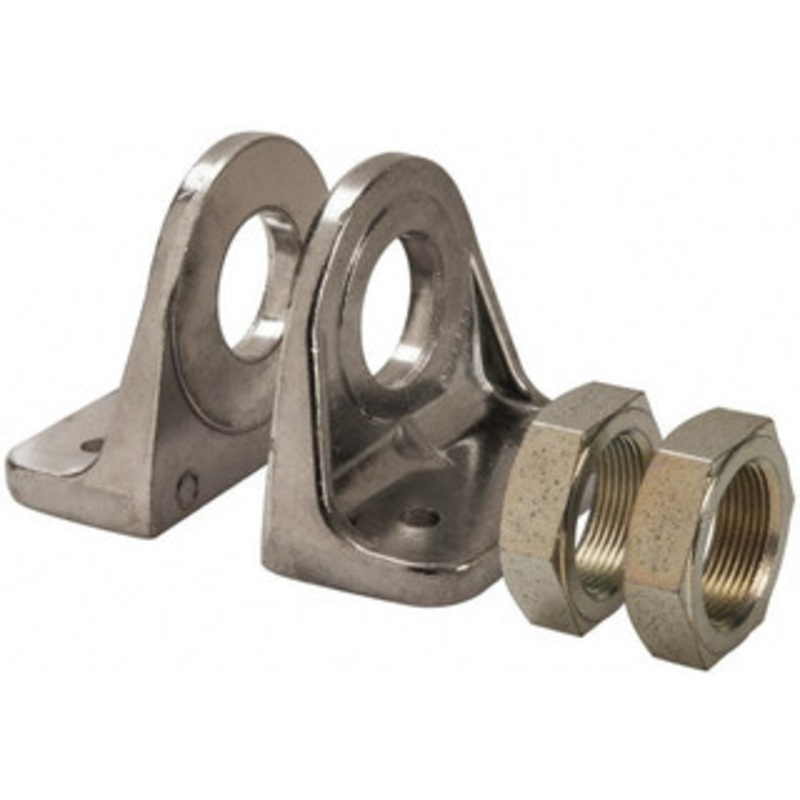 ARO Fluid Management Air Cylinder L Bracket For 1-1/2 Air Cylinders, Use with ARO Economair Cylinders 20534 - 35447499