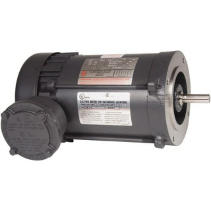 U.S. Motors 1/4 Max hp, 1,800 Max RPM, Single Cap Start Electric AC DC Motor 115/208-230 & 110/220 V Input, Single Phase, 56C Frame, 5/8 Shaft Diam, C-Face Mount, TEFC Enclosure XS14CA2JCR - 82384363