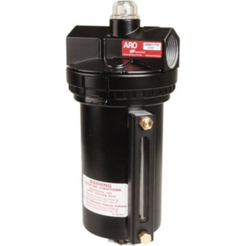 ARO Fluid Management 1 1/2 NPT, 200 Max psi Super Duty Modular Lubricator Metal Bowl with Sight Glass, Zinc Body, 927 CFM, 150F Max Temp, 5-1/2 Long x 5 Wide x 11.60 High L36581-110 - 61689998