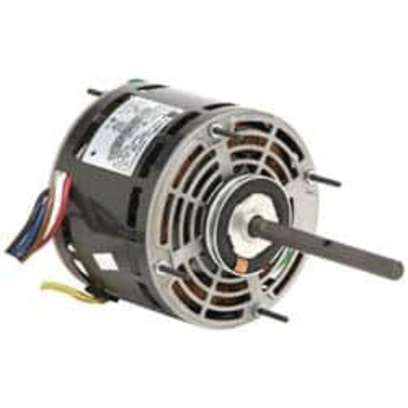 U.S. Motors 3/4 hp, OPAO Enclosure, Auto Thermal Protection, 1,625 RPM, 115 Volt, 60 Hz, Single Phase Permanent Split Capacitor (PSC) Motor Size 48YZ Frame, Ring/Stud Mount, 3 Speed, Sleeve Bearings, 8.6 Full Load Amps, Reversible 1696 - 04177655